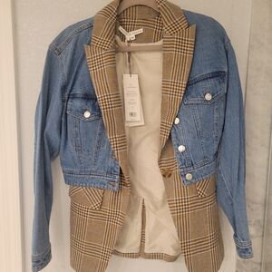 NWT Veronica Beard Keaton Combo Dickey Jacket